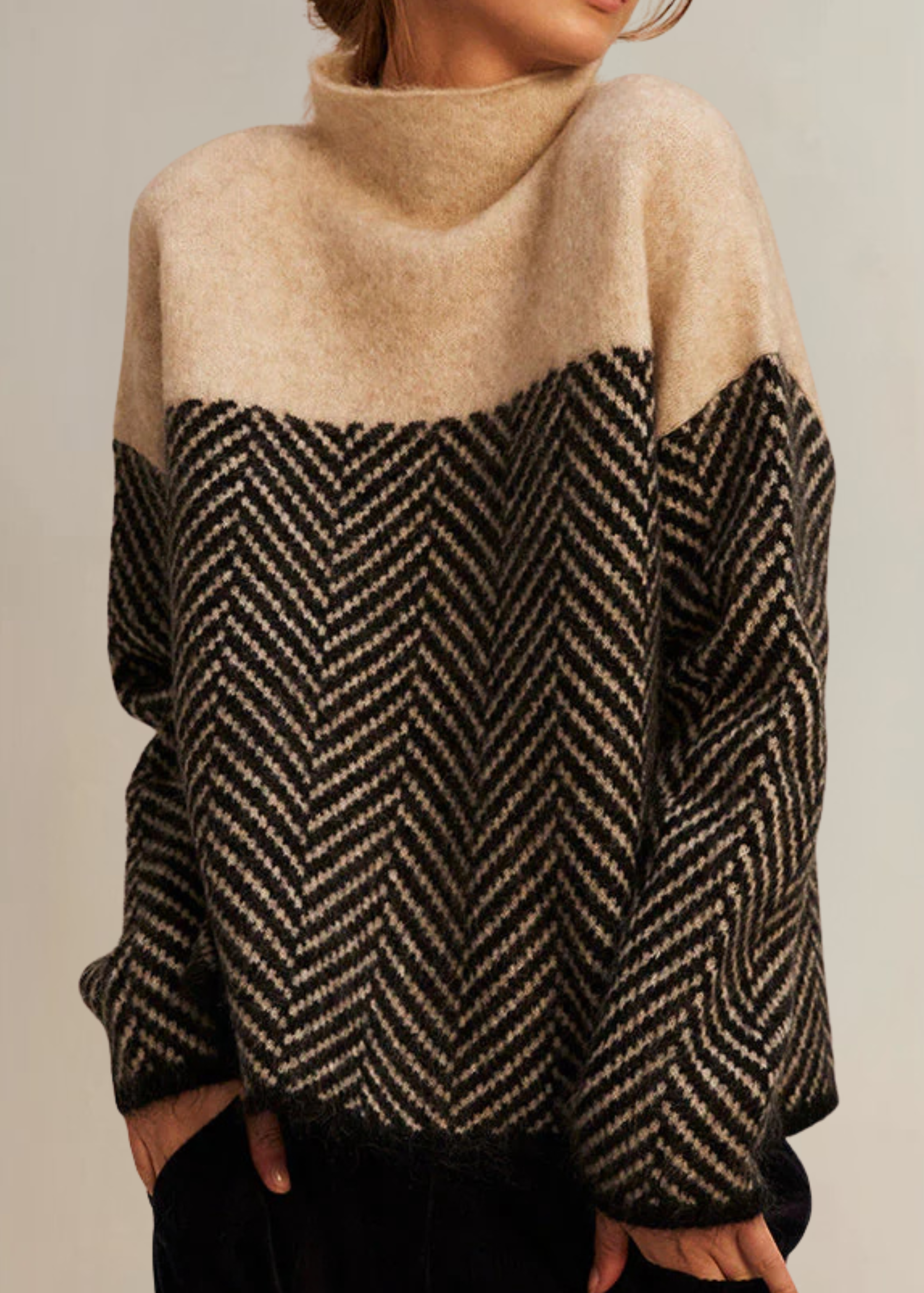 Amelique | Elegant Cotton Turtleneck