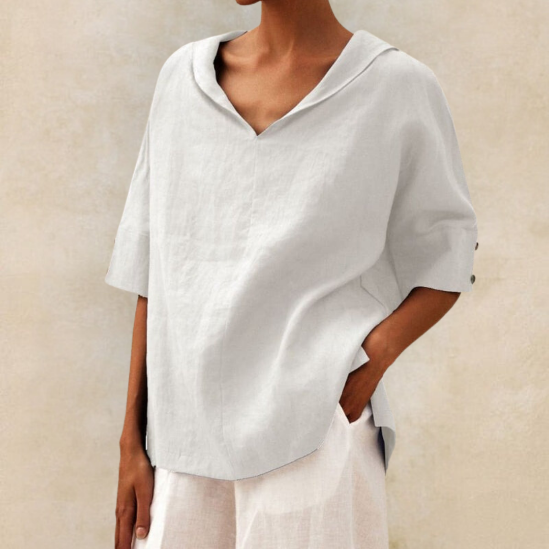 Keria™ - Casual Loose-Fit Blouse