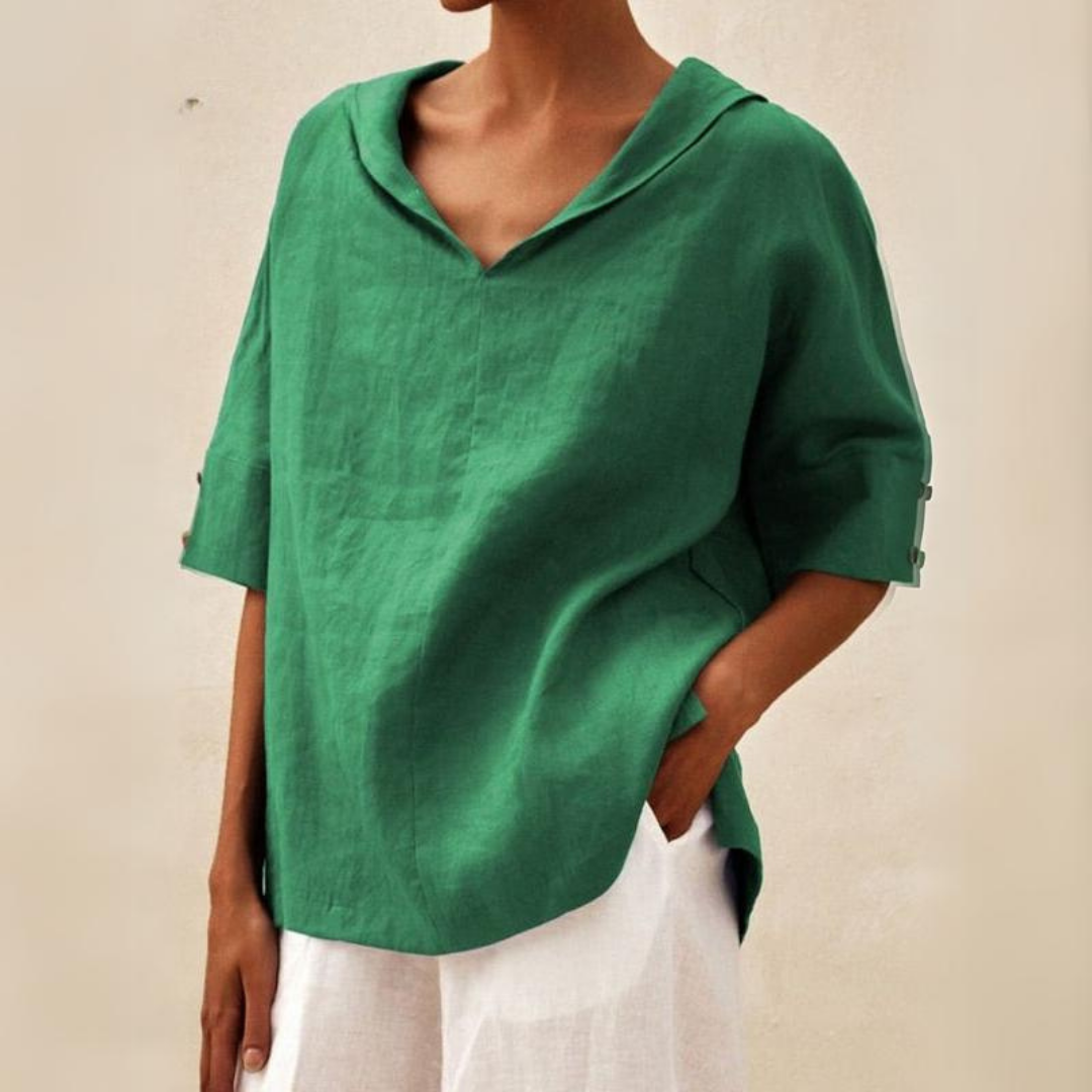 Keria™ - Casual Loose-Fit Blouse