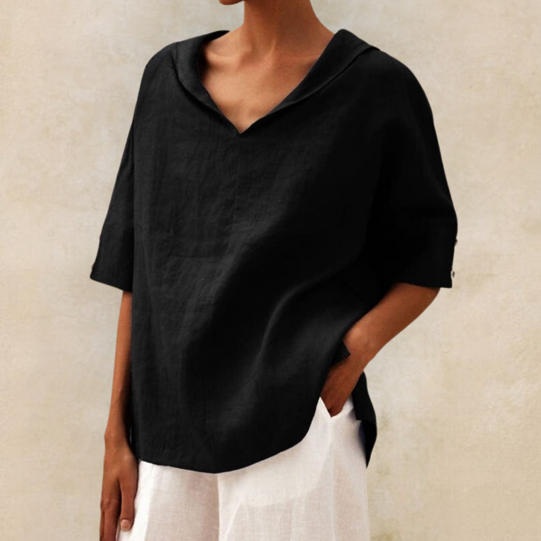 Keria™ - Casual Loose-Fit Blouse