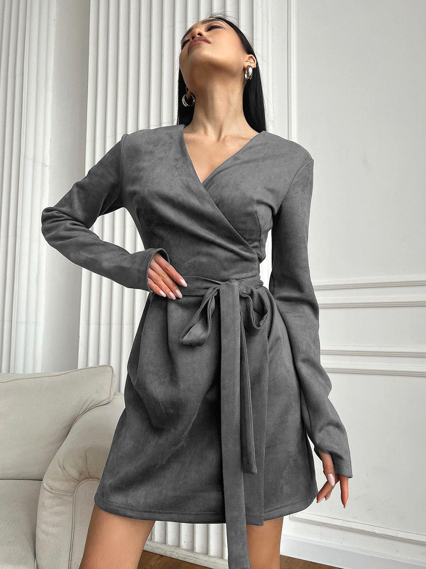 Mila | Wrap Belt Mini Dress