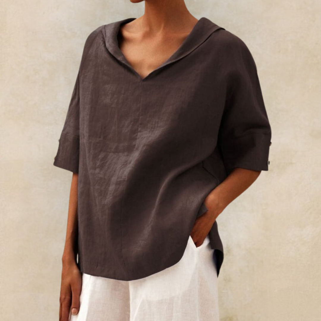 Keria™ - Casual Loose-Fit Blouse