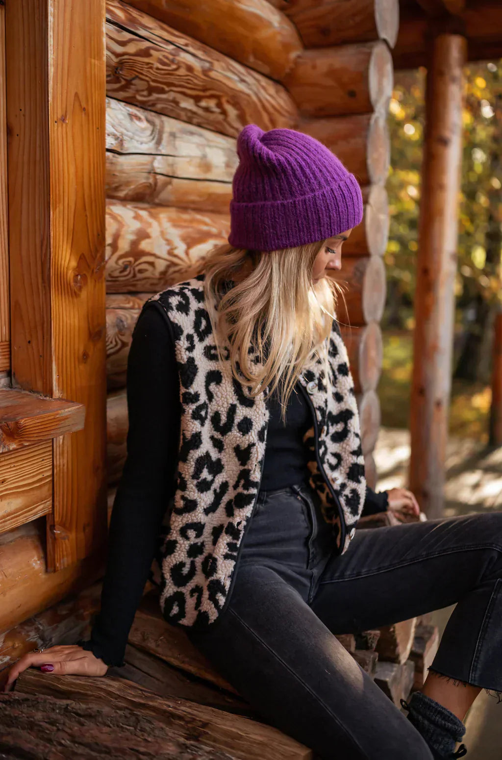 Leana | Stylish Leopard Vest