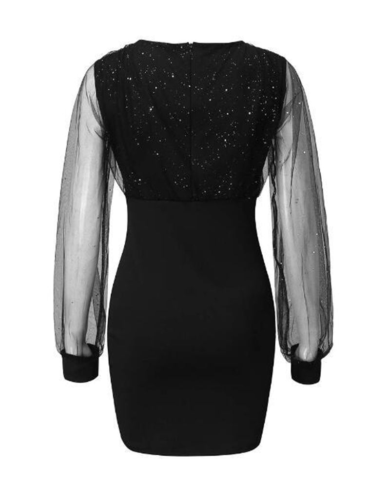 Edith - Elegant Casual Mesh Dress