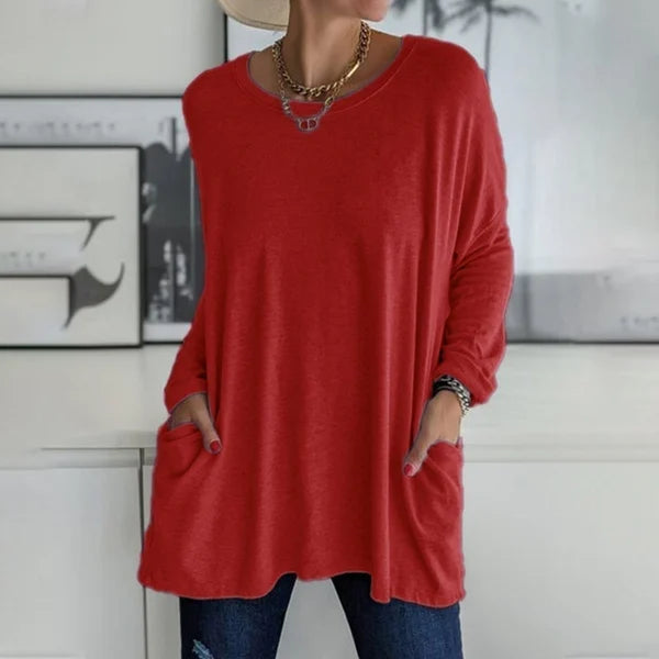 Aelira | Relaxed Long Sleeve Top