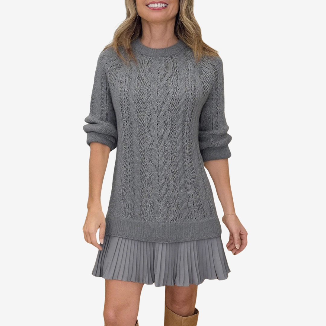 Freya™ - Knitted sweater dress