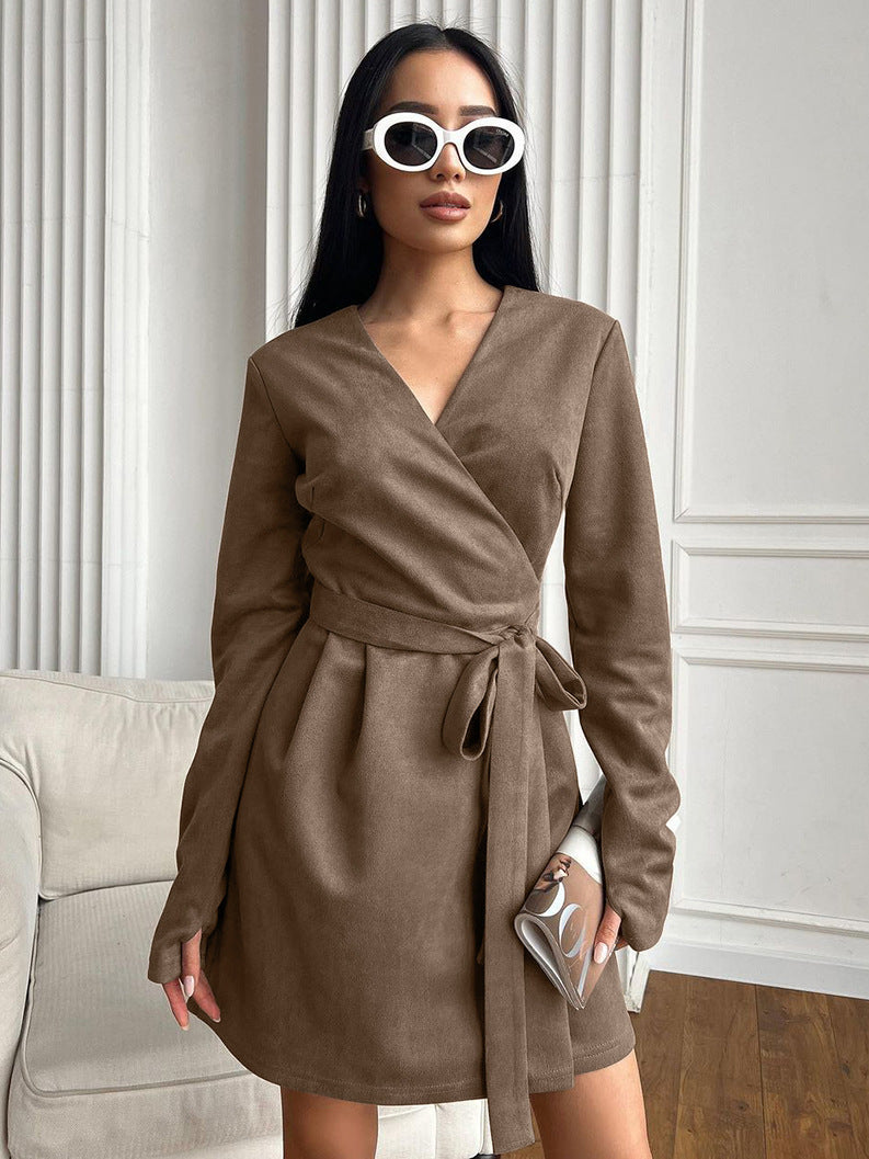 Mila | Wrap Belt Mini Dress