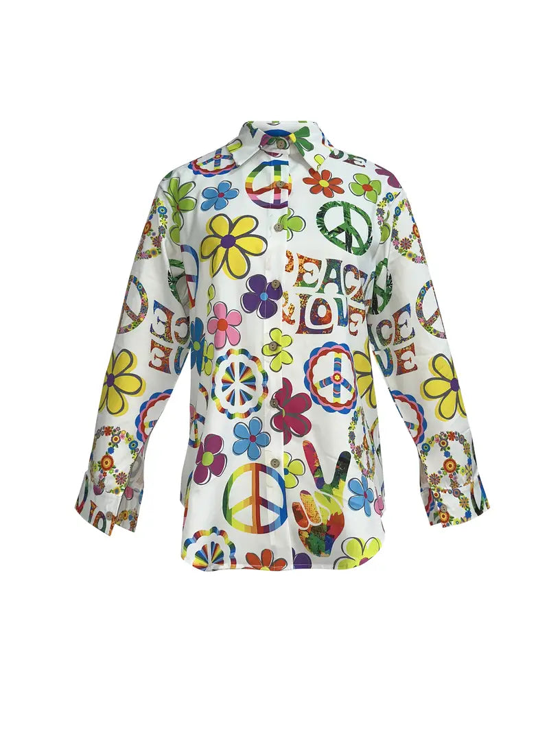 Maria™ - Stylish Floral Blouse