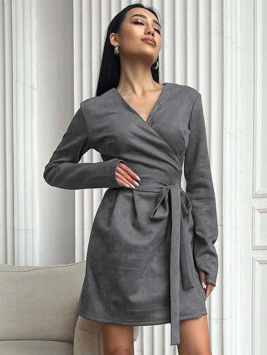 Mila | Wrap Belt Mini Dress