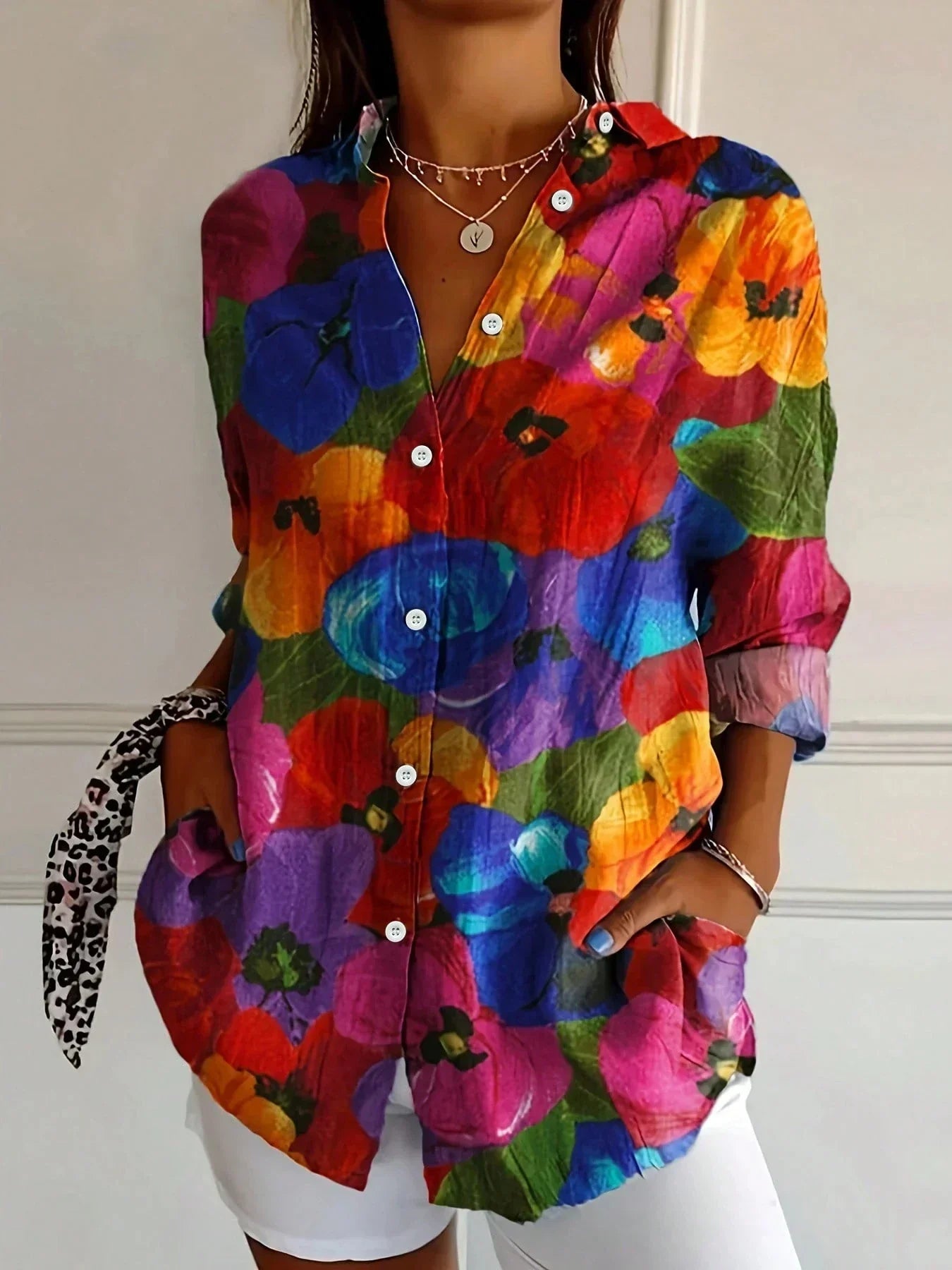 Annika | Colourful Blouse