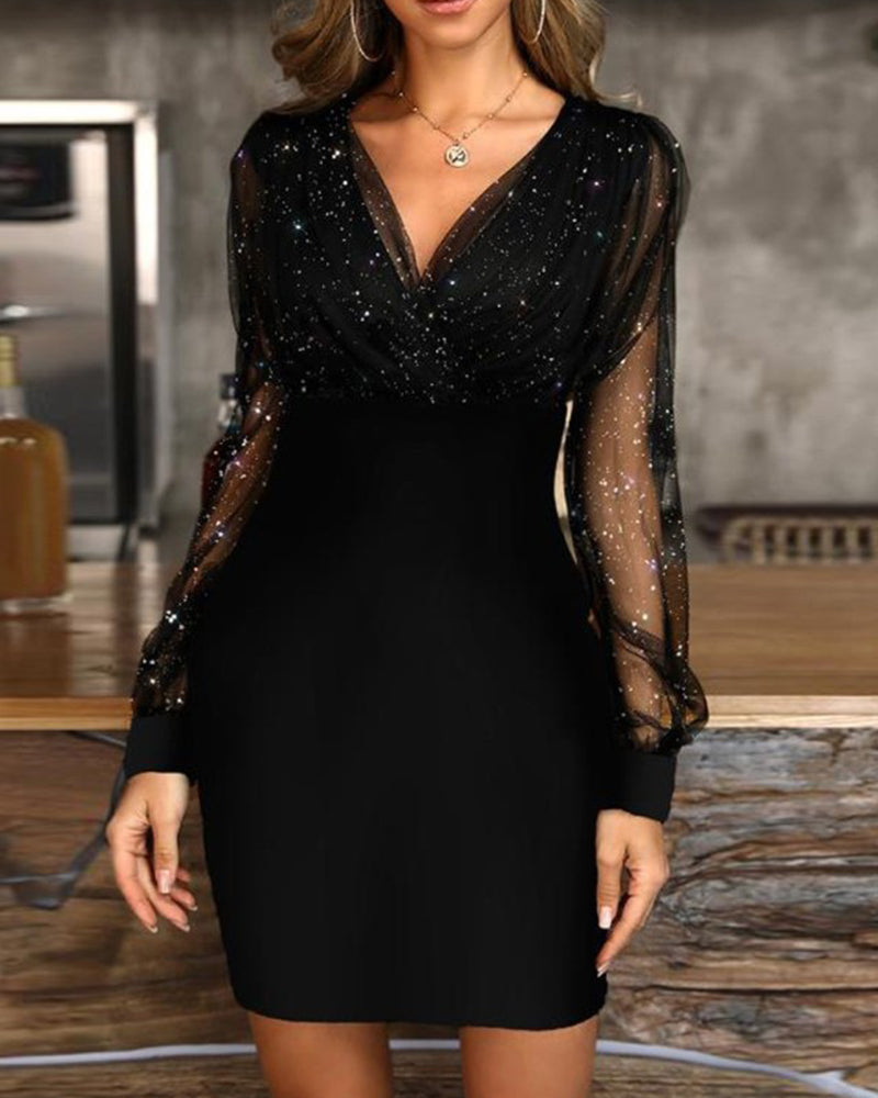 Edith - Elegant Casual Mesh Dress