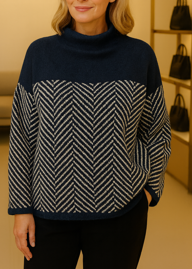 Amelique | Elegant Cotton Turtleneck