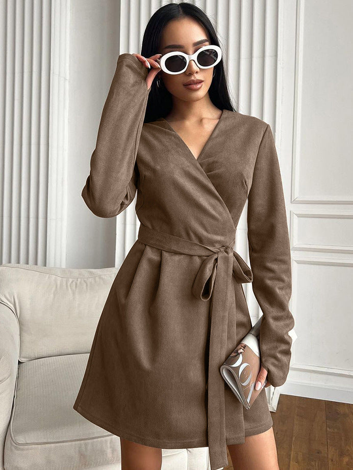 Mila | Wrap Belt Mini Dress