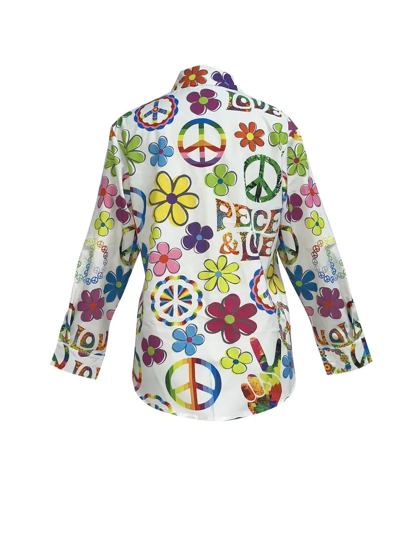Maria™ - Stylish Floral Blouse