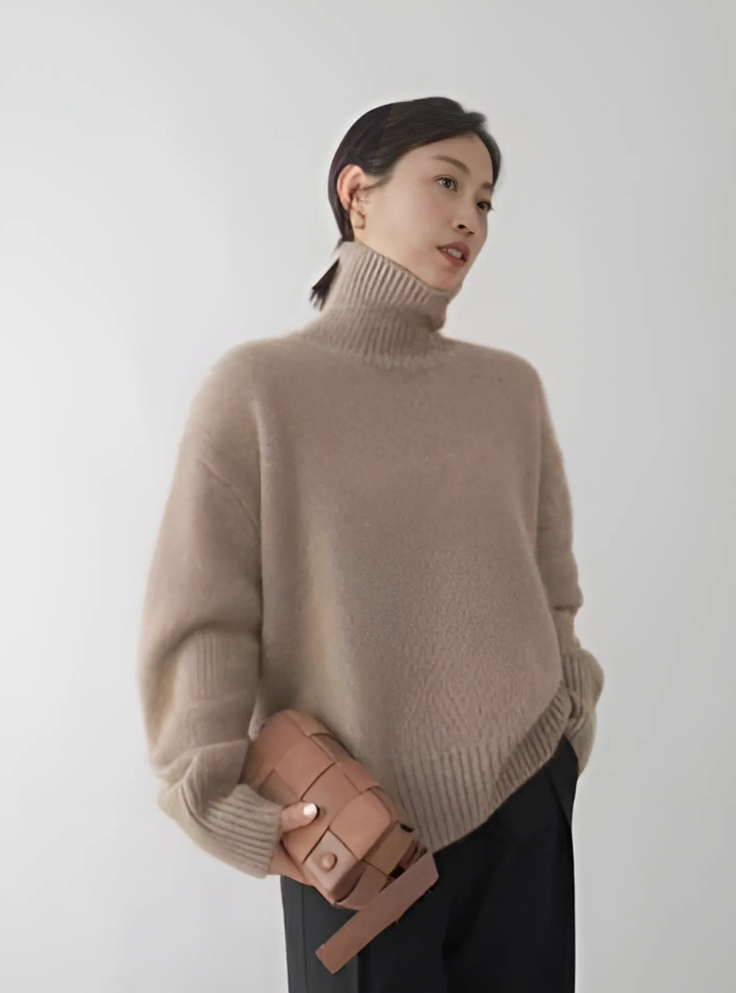 LOTTIE™ | CASHMERE TURTLENECK JUMPER